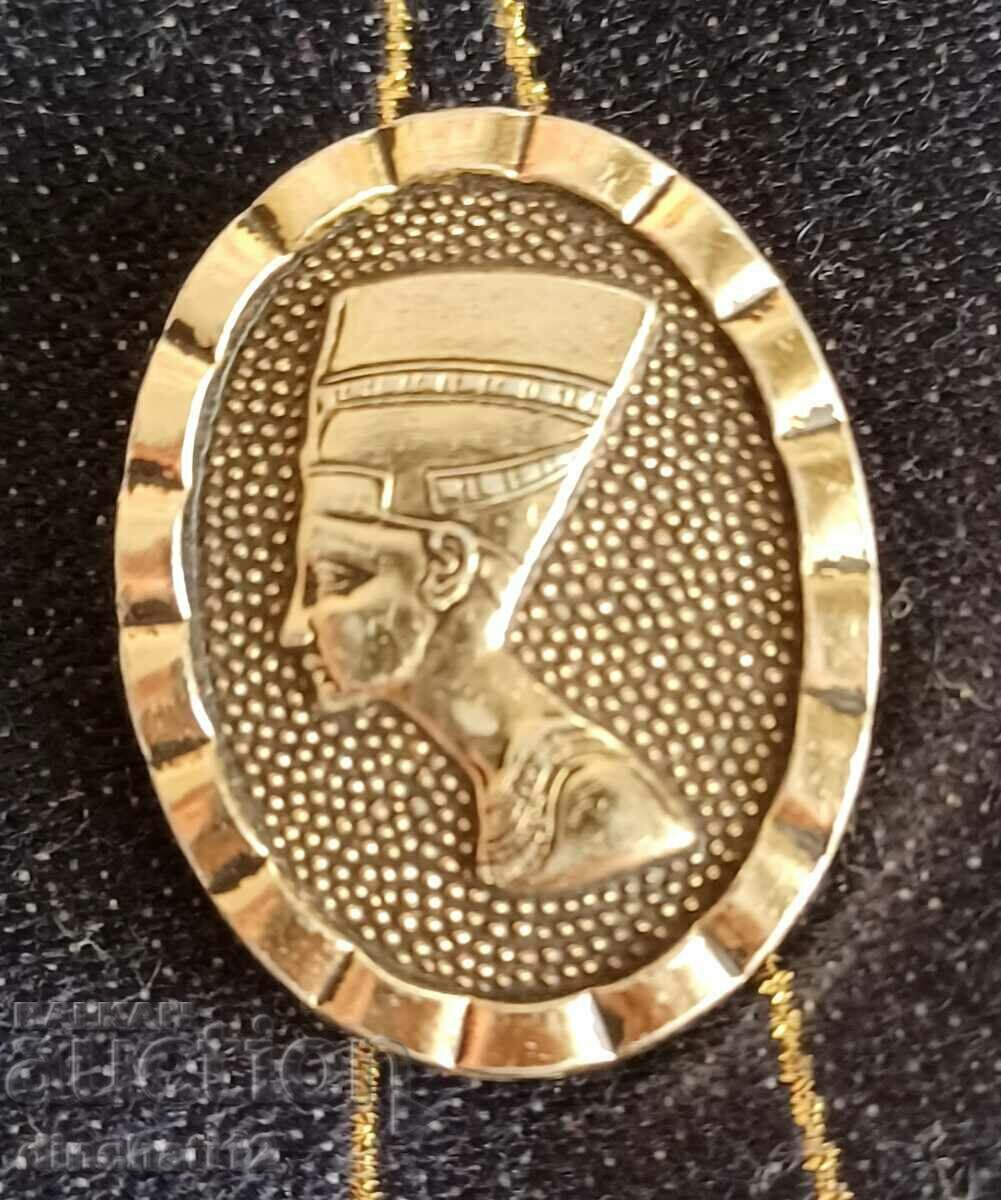 Νεφερτίτη. Σκουλαρίκι καρφίτσα πινακίδα Νεφερτίτη. Σκουλαρίκι καρφίτσα πινακίδα