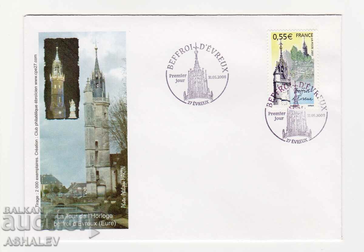 2008 France envelope first day