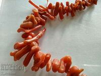 Very old coral necklace, salmon color, 11/15/2023