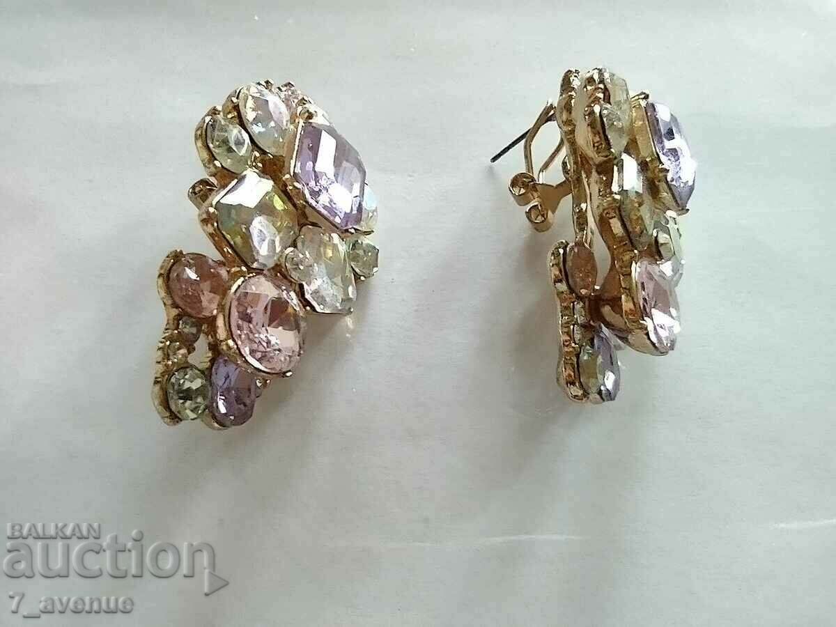 Clip + pin earrings, very beautiful and huge, 11/15/2023 - 5 Clip + pin earrings, very beautiful and huge, 11/15/2023 - 5