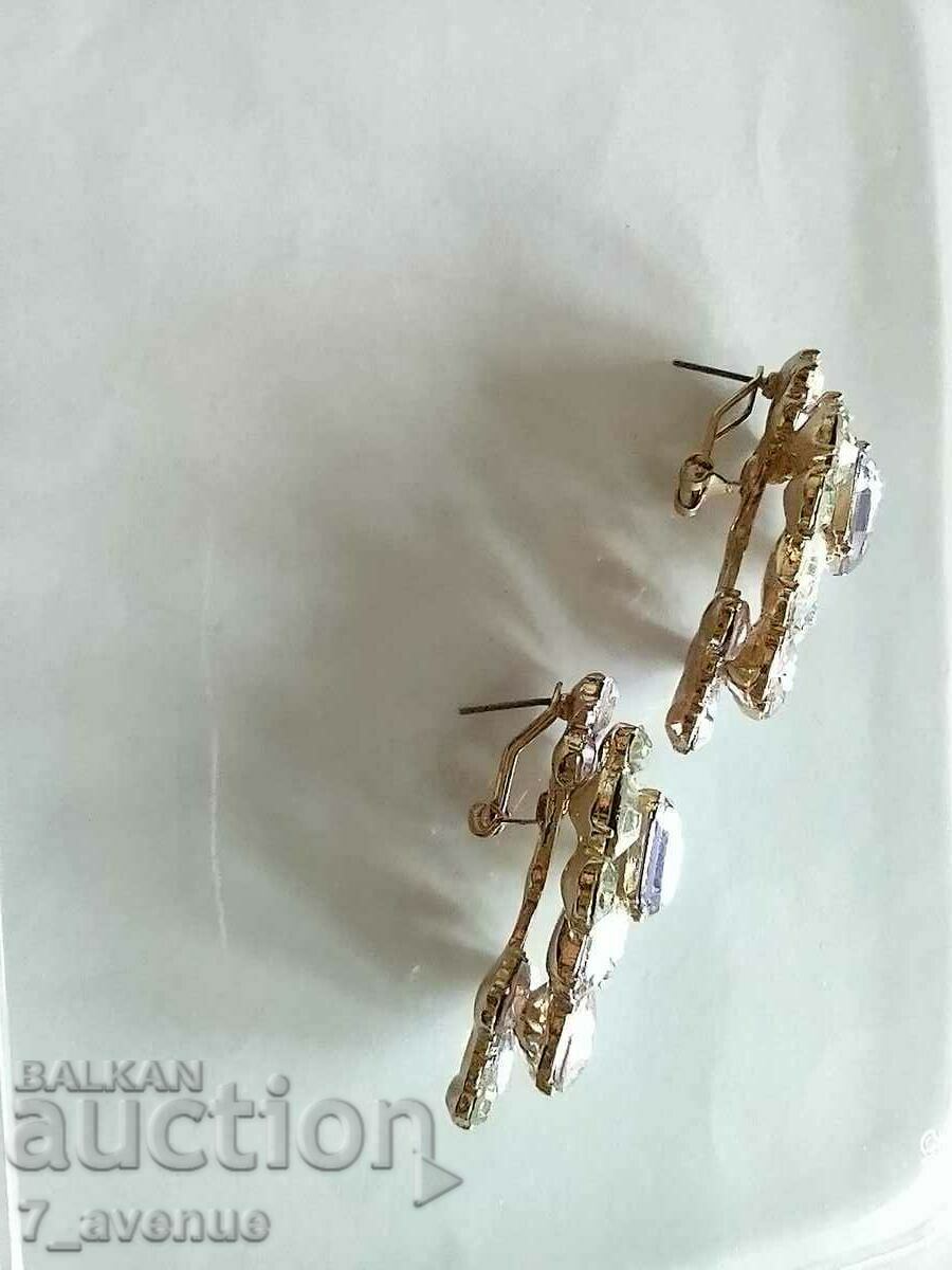 Clip + pin earrings, very beautiful and huge, 11/15/2023 - 6 Clip + pin earrings, very beautiful and huge, 11/15/2023 - 6