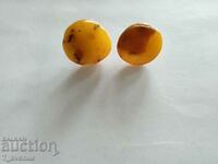 Natural amber earrings, 11/15/2023