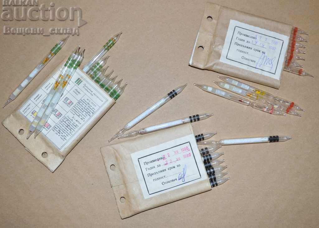 Индикаторни консумативи за ВПХР прибор за химич. разузнаване