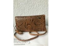 Bag - Python leather - 28/16/8 cm