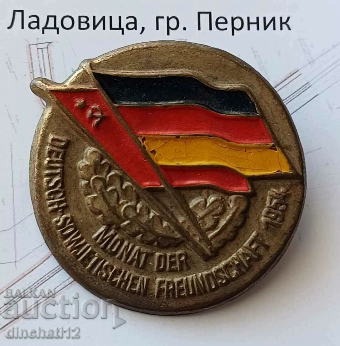 DDR Monat der Deutsch-Sovietischen Freundschaft 1954