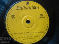B. Karadocheva, S. Dimitrov, VTK 2841, disc de gramofon, mic