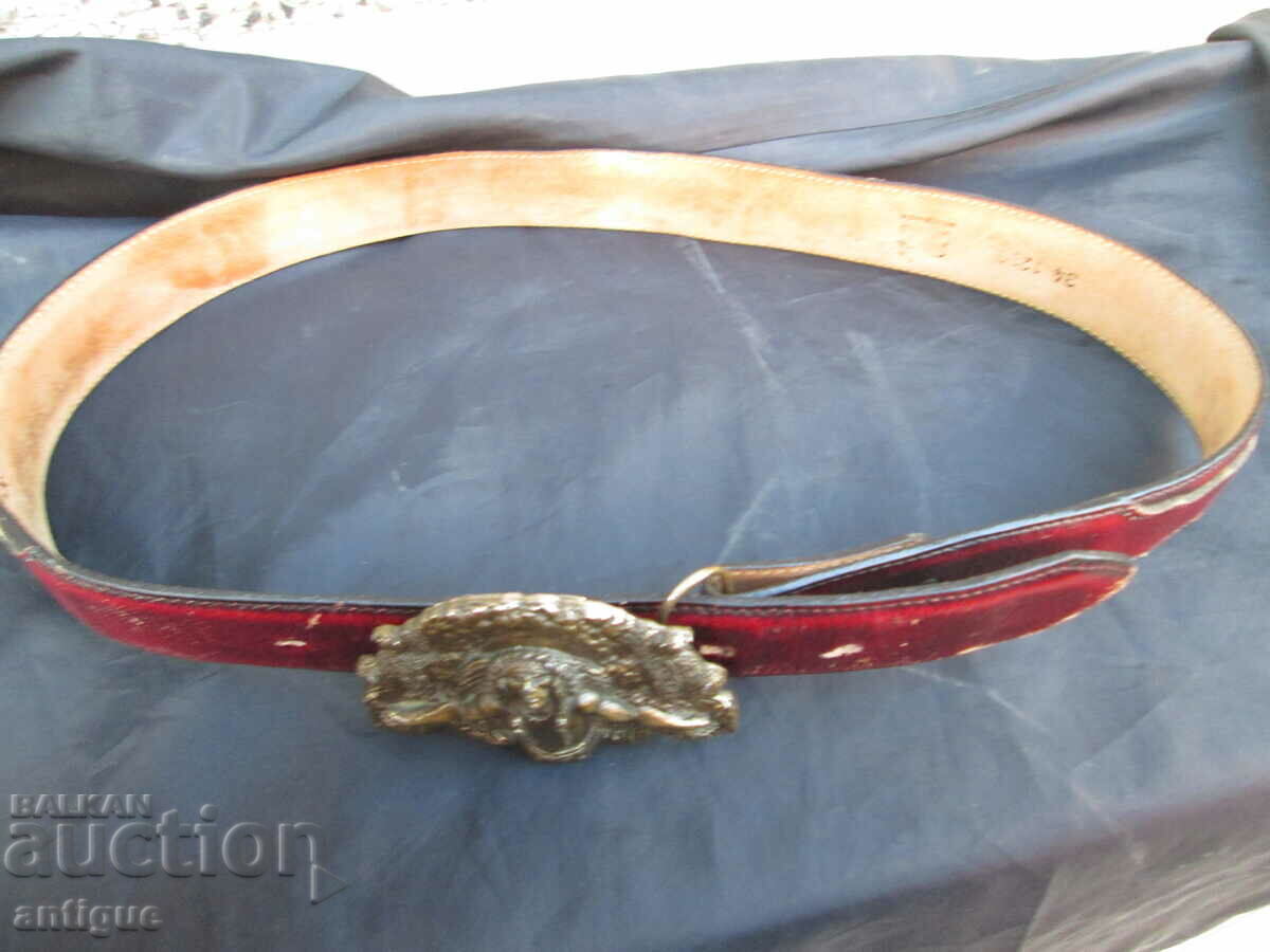 Delivery of VINTAGE BERGAMOT BRASS WORKS-USA BUCKLE AND BELT Delivery of VINTAGE BERGAMOT BRASS WORKS-USA BUCKLE AND BELT