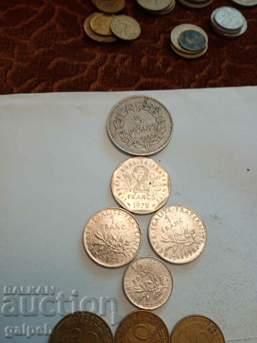 ΝΟΜΙΣΜΑΤΑ ΓΑΛΛΙΑ ΓΕΡΜΑΝΙΑ ΜΕΓΑΛΗ ΒΡΕΤΑΝΙΑ - 15 τεμ. - 3 λέβα με τιμή 3.00 BGN | € 1.53 ΝΟΜΙΣΜΑΤΑ ΓΑΛΛΙΑ ΓΕΡΜΑΝΙΑ ΜΕΓΑΛΗ ΒΡΕΤΑΝΙΑ - 15 τεμ. - 3 λέβα με τιμή 3.00 BGN | € 1.53