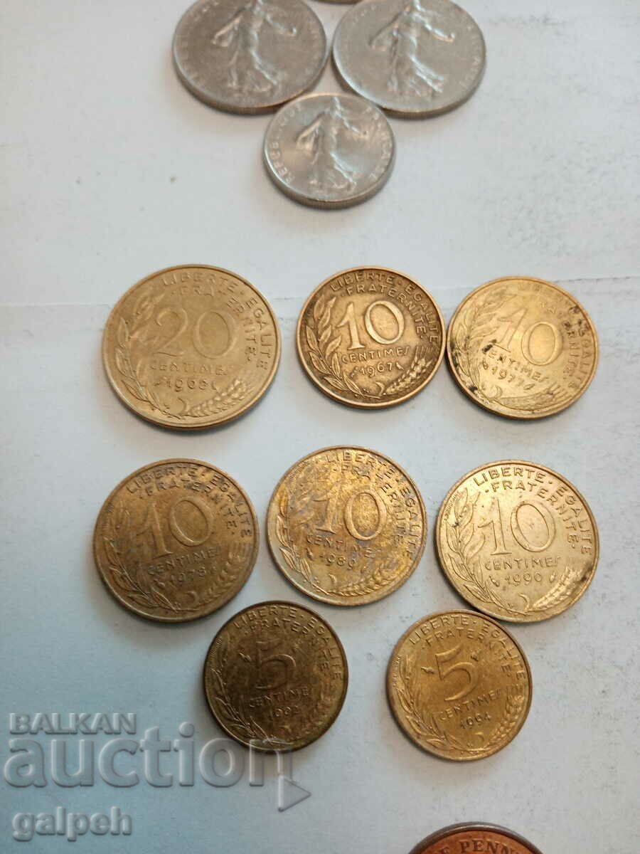 Παράδοση ΝΟΜΙΣΜΑΤΑ ΓΑΛΛΙΑ ΓΕΡΜΑΝΙΑ ΜΕΓΑΛΗ ΒΡΕΤΑΝΙΑ - 15 τεμ. - 3 λέβα Παράδοση ΝΟΜΙΣΜΑΤΑ ΓΑΛΛΙΑ ΓΕΡΜΑΝΙΑ ΜΕΓΑΛΗ ΒΡΕΤΑΝΙΑ - 15 τεμ. - 3 λέβα