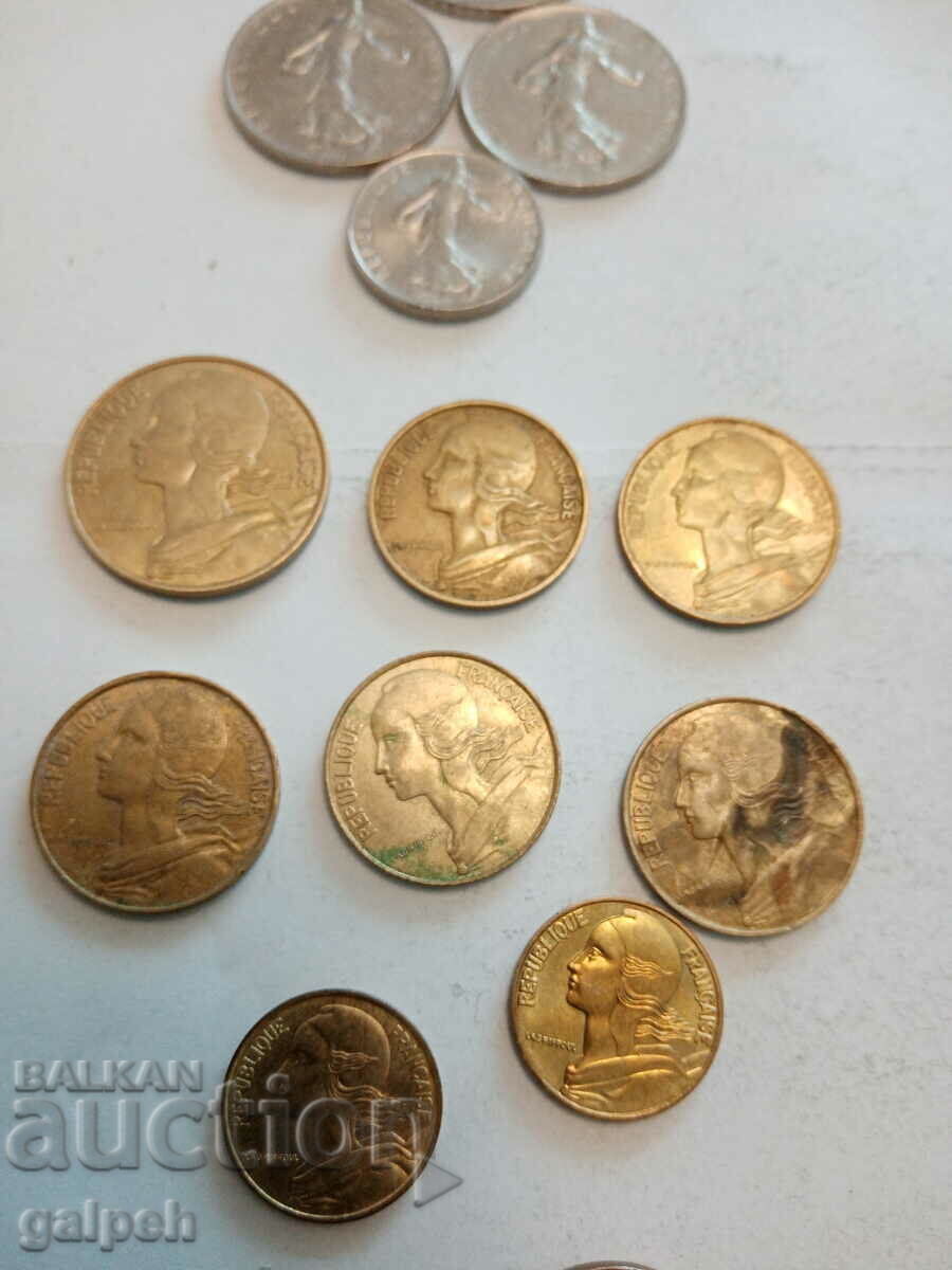 ΝΟΜΙΣΜΑΤΑ ΓΑΛΛΙΑ ΓΕΡΜΑΝΙΑ ΜΕΓΑΛΗ ΒΡΕΤΑΝΙΑ - 15 τεμ. - 3 λέβα - 5 ΝΟΜΙΣΜΑΤΑ ΓΑΛΛΙΑ ΓΕΡΜΑΝΙΑ ΜΕΓΑΛΗ ΒΡΕΤΑΝΙΑ - 15 τεμ. - 3 λέβα - 5