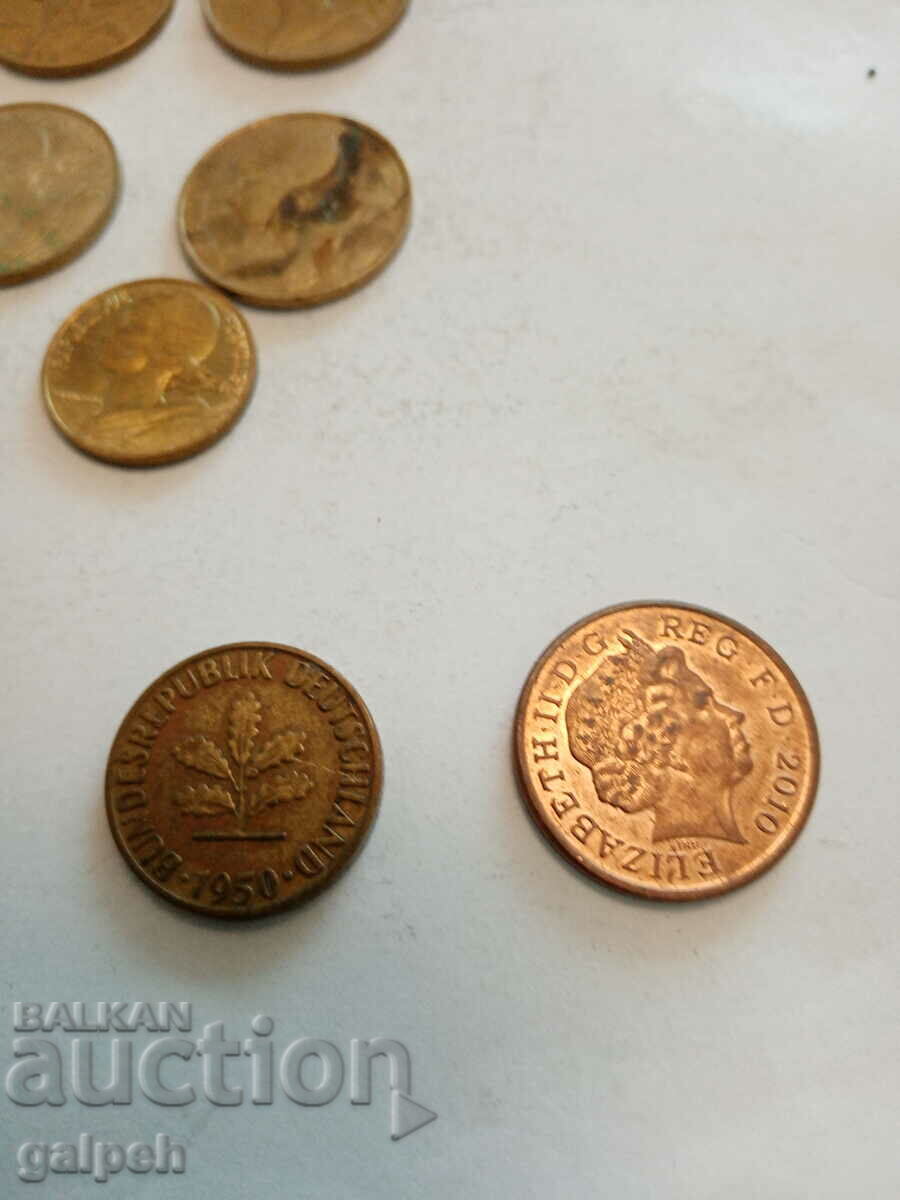 ΝΟΜΙΣΜΑΤΑ ΓΑΛΛΙΑ ΓΕΡΜΑΝΙΑ ΜΕΓΑΛΗ ΒΡΕΤΑΝΙΑ - 15 τεμ. - 3 λέβα - 7 ΝΟΜΙΣΜΑΤΑ ΓΑΛΛΙΑ ΓΕΡΜΑΝΙΑ ΜΕΓΑΛΗ ΒΡΕΤΑΝΙΑ - 15 τεμ. - 3 λέβα - 7