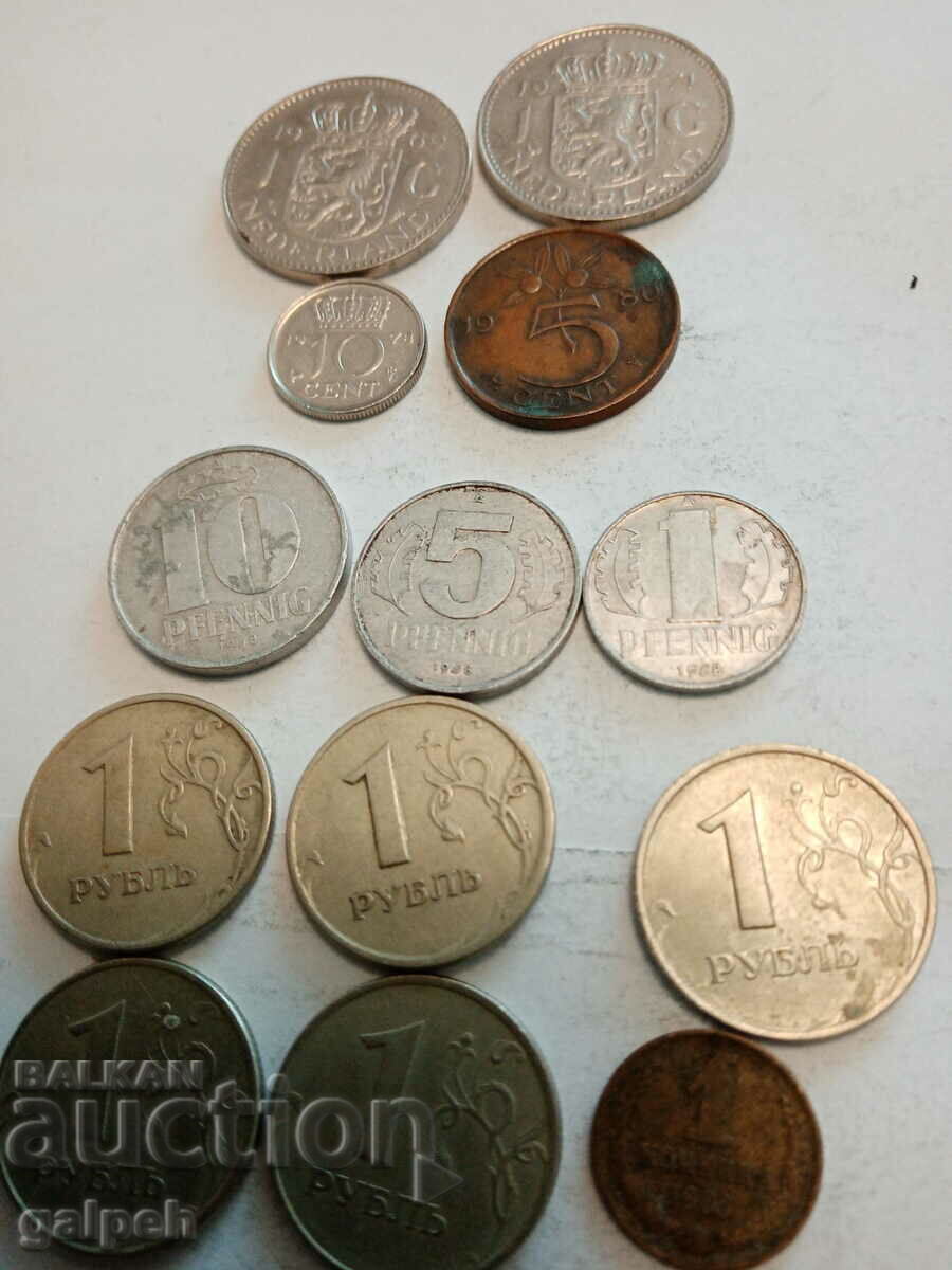 Auction COINS MIXED LOT - 19 pcs. - BGN 3 Auction COINS MIXED LOT - 19 pcs. - BGN 3