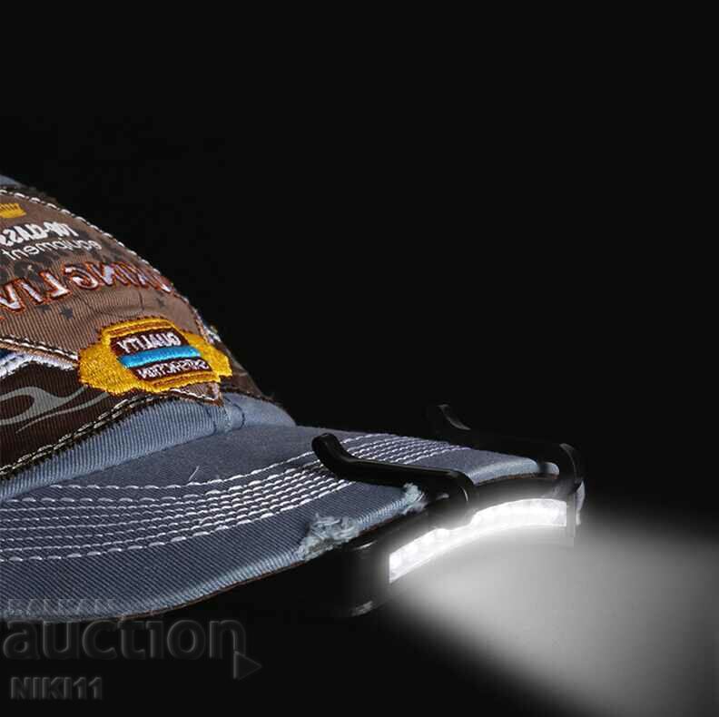 Auction LED headlamp for sun hat, fishing tourism Auction LED headlamp for sun hat, fishing tourism