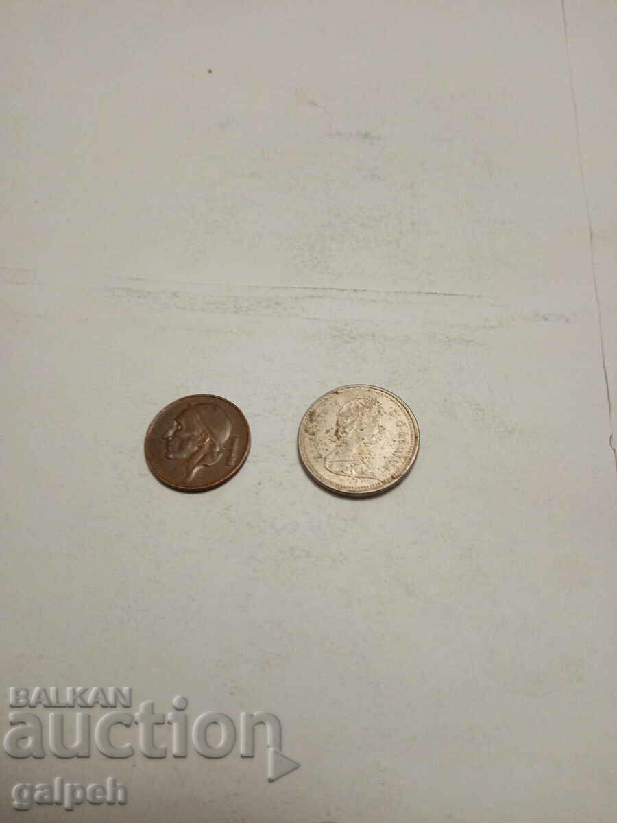 COINS LOT CANADA, BELGIUM - 2 pcs. - BGN 0.5 with price 0.50 BGN | € 0.26 COINS LOT CANADA, BELGIUM - 2 pcs. - BGN 0.5 with price 0.50 BGN | € 0.26
