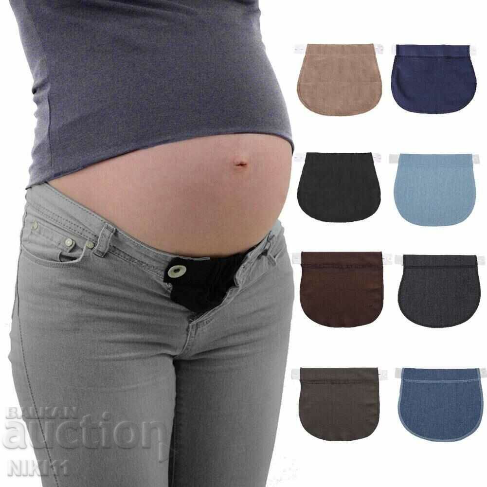 Expanding belt for pregnant or gaining weight