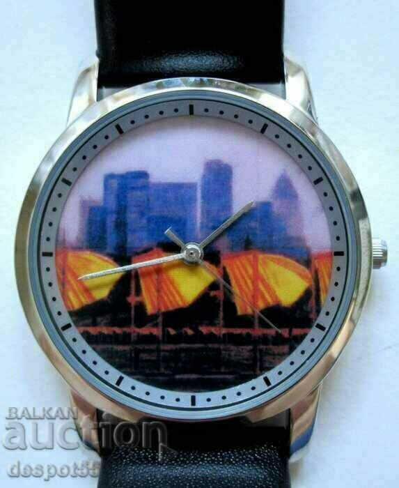 2005. USA - Christo and Jean-Claude. The Gates (The Gates). Clock with price 290.00 BGN | € 148.27 2005. USA - Christo and Jean-Claude. The Gates (The Gates). Clock with price 290.00 BGN | € 148.27