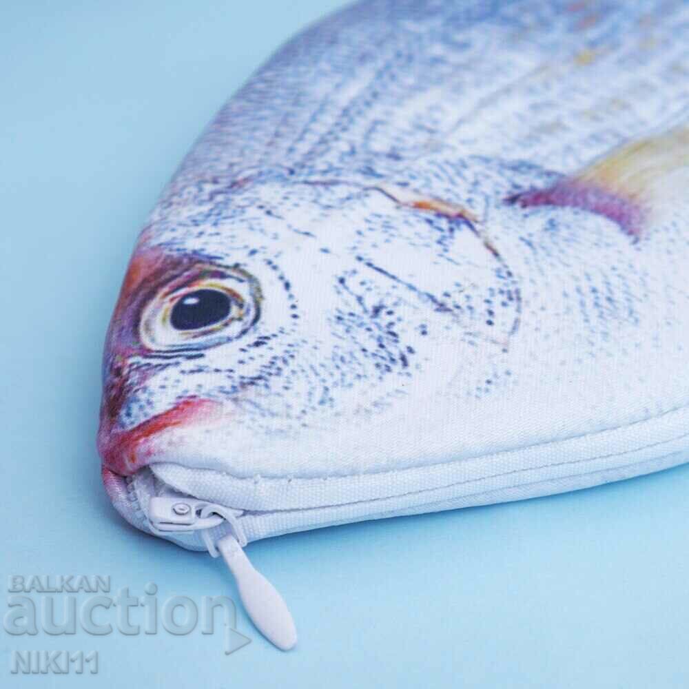 Θήκη σε σχήμα ψαριού για είδη ψαρέματος με τιμή 7.50 BGN | € 3.83 Θήκη σε σχήμα ψαριού για είδη ψαρέματος με τιμή 7.50 BGN | € 3.83