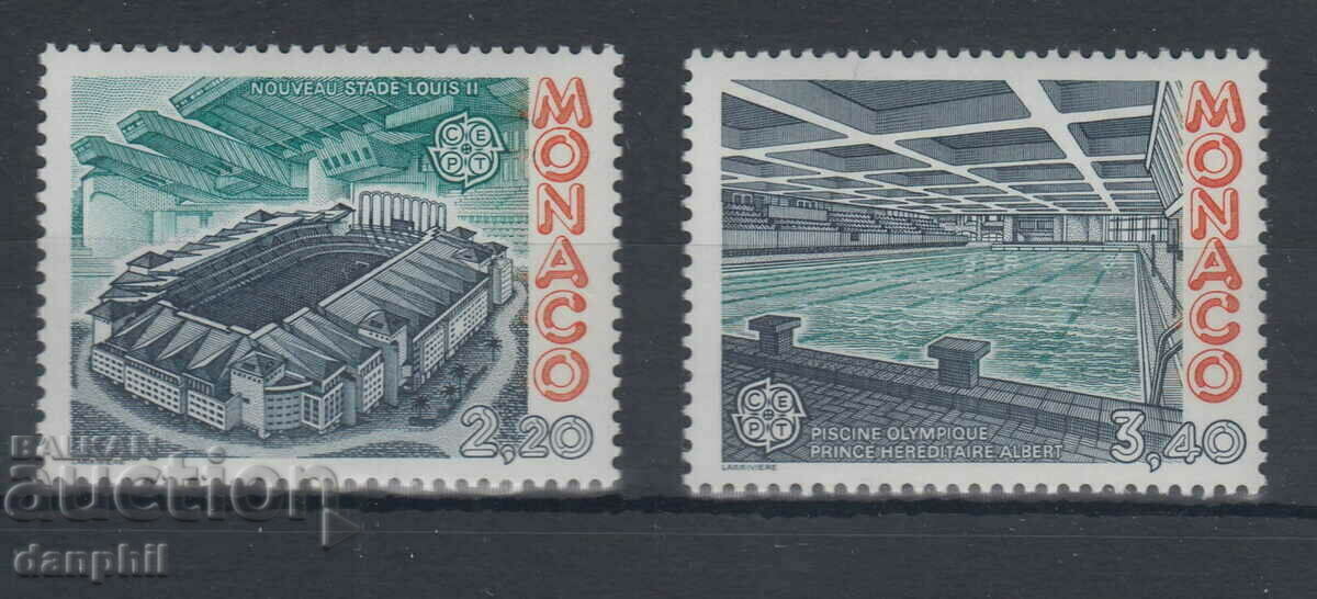 Monaco 1987 Europe CEPT (**) clean series, unstamped