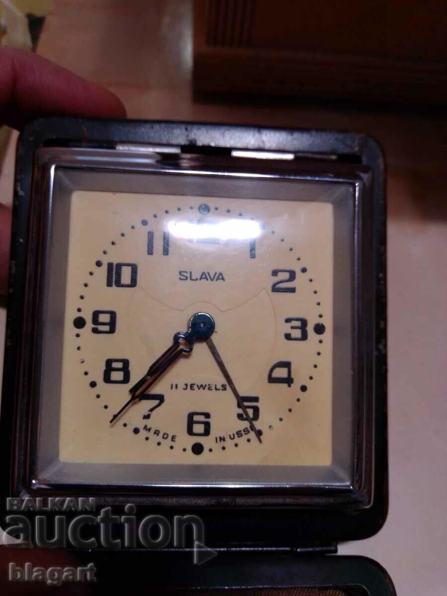 Alarm clock Slava USSR-foldable