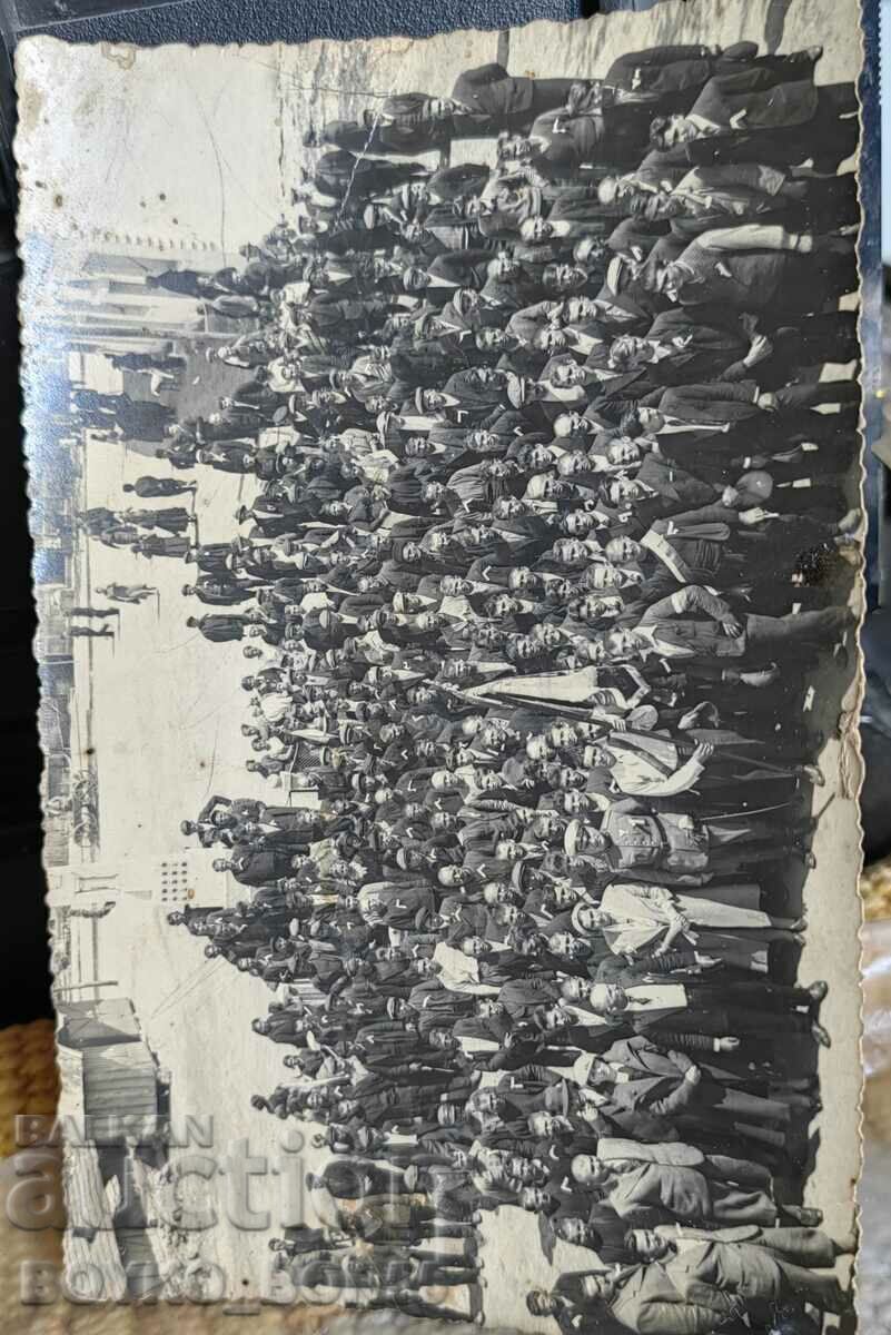 Authentic Photo Youth Gathering 20s of the 20th century.