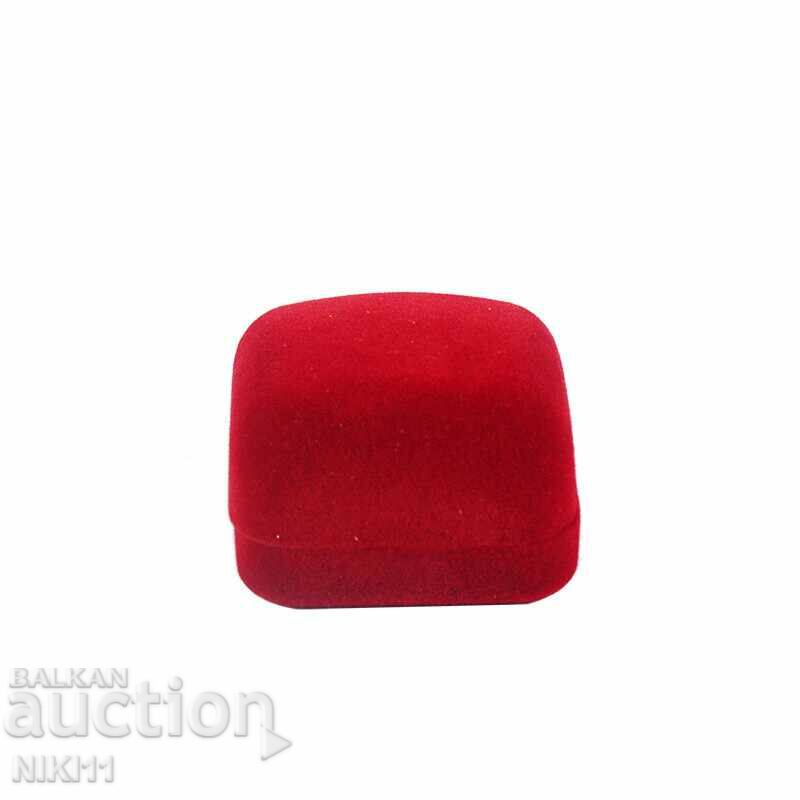 Ring box, jewelry, velor ring box with price 6.00 BGN | € 3.07