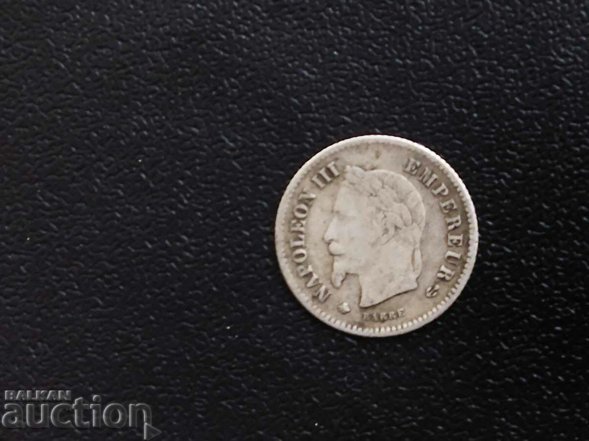 Δημοπρασία Γαλλία νόμισμα 20 centimes 1867 Α /Παρίσι/ Δημοπρασία Γαλλία νόμισμα 20 centimes 1867 Α /Παρίσι/