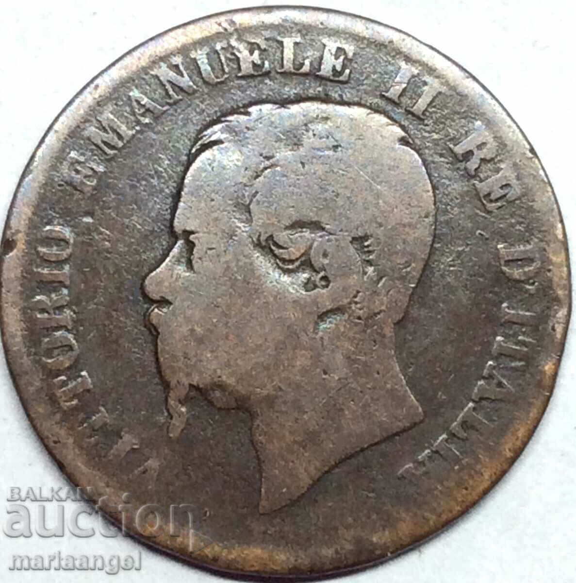 5 centesimi 1861 Italy Victor Emmanuel II
