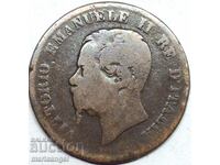 5 centesimi 1861 Italia Victor Emmanuel II