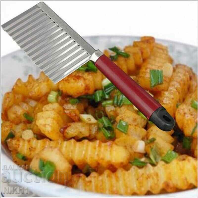 Knife for curly potatoes, Cutter for potatoes