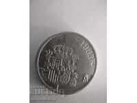 Lot of Spanish 1 peseta coins