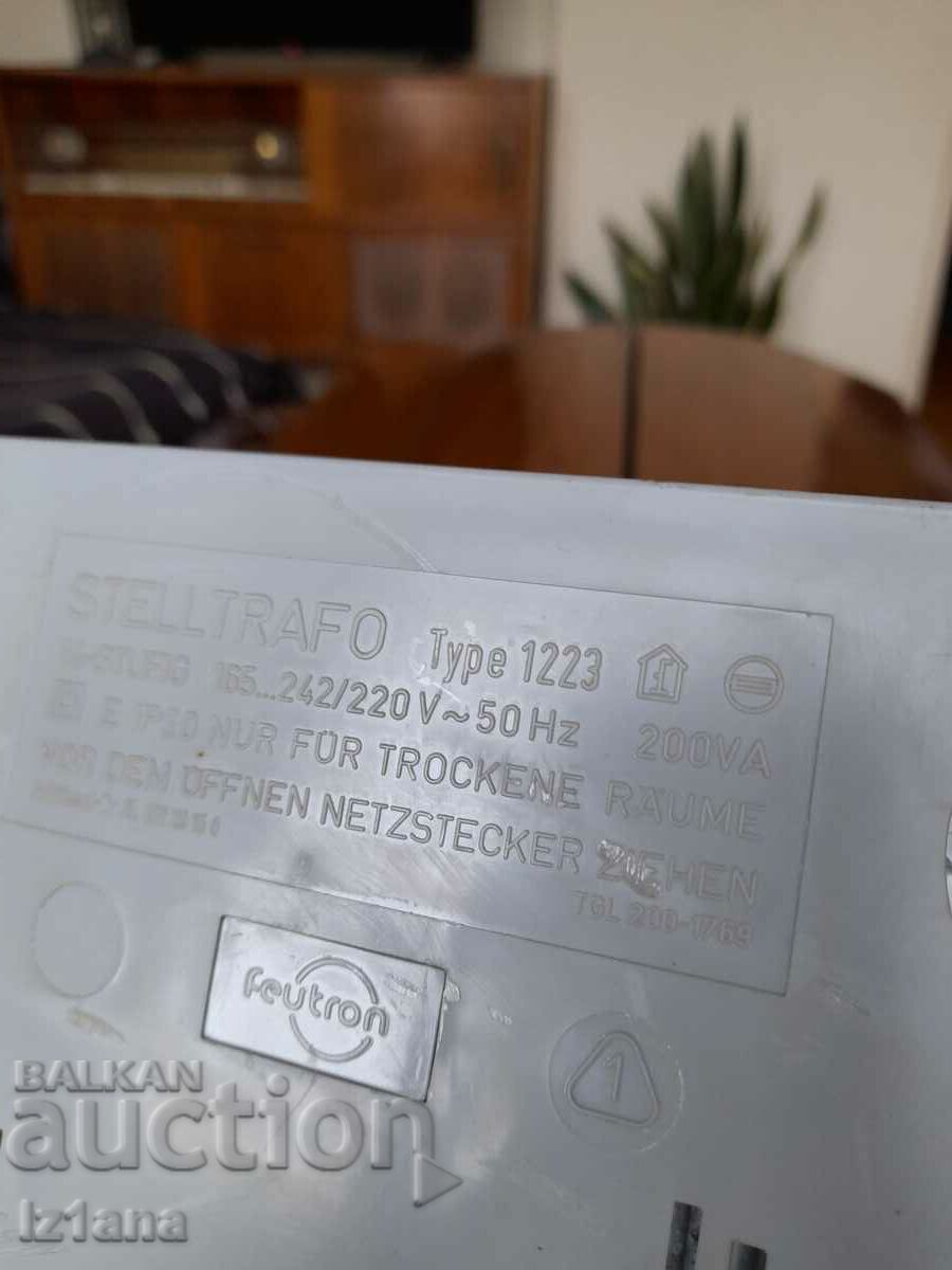 Transformator vechi, sursă de alimentare, mai târziu Steeltrafo Feutron - 5