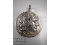 Medalion - Tetradrahma lui Alexandru cel Mare