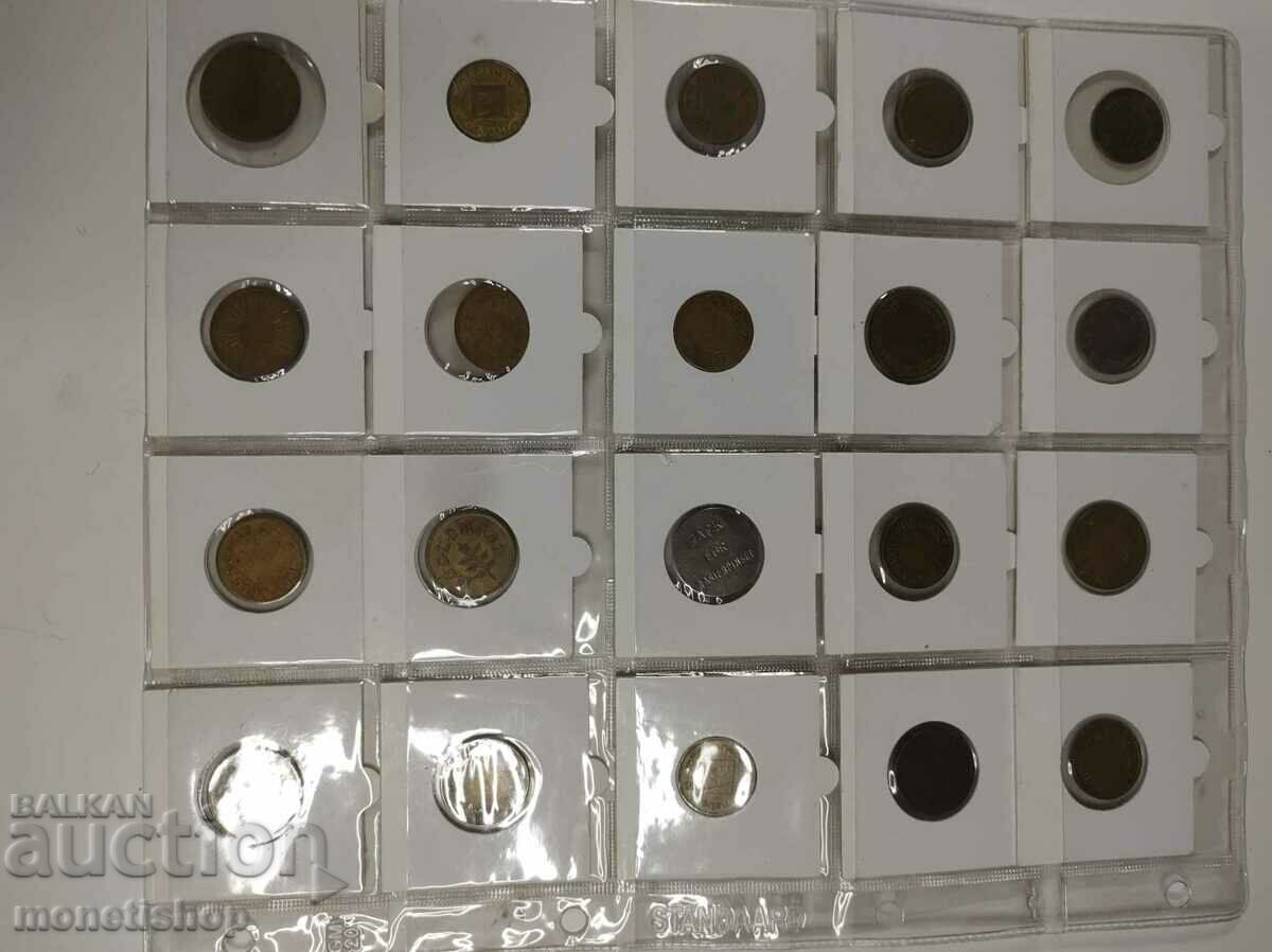 Auction Collection of 33 pcs. interesting tokens Auction Collection of 33 pcs. interesting tokens