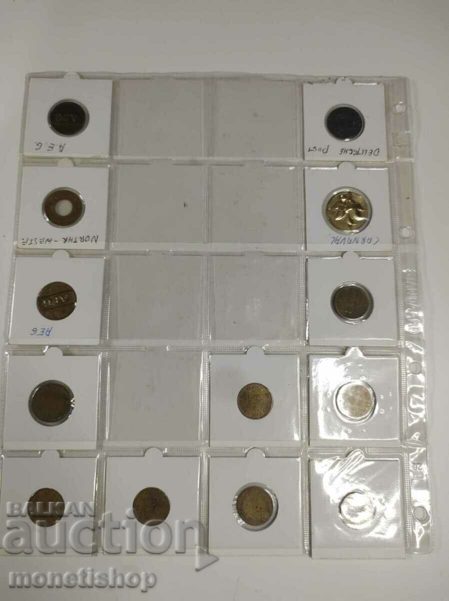 Delivery of Collection of 33 pcs. interesting tokens Delivery of Collection of 33 pcs. interesting tokens