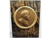 Luxury Soviet Sot Bas-relief of Lenin for Wall USSR CPSU