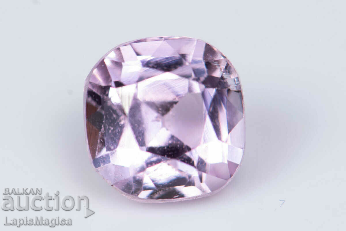 Pink kunzite spodumene 2.46ct fluorescent cushion cut with price 22.00 BGN | € 11.25 Pink kunzite spodumene 2.46ct fluorescent cushion cut with price 22.00 BGN | € 11.25