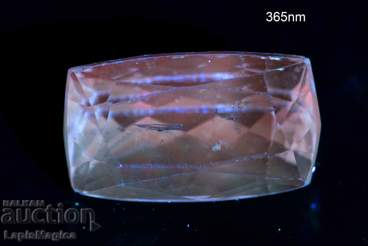 Delivery of Large Pink Kunzite Spodumene 11.32ct Fluorescent Octagon sl Delivery of Large Pink Kunzite Spodumene 11.32ct Fluorescent Octagon sl