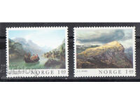1974. Νορβηγία. Νορβηγικά έργα ζωγραφικής.