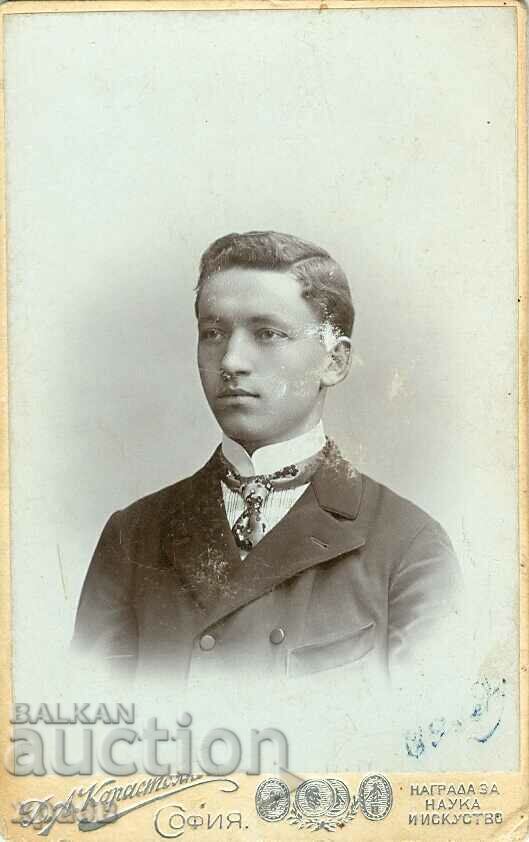 МНОГО СТАРА ФОТОГРАФИЯ - КАРТОН – КАРАСТОЯНОВ СОФИЯ - М1119