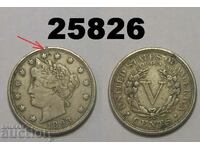 5 cenți SUA 1893