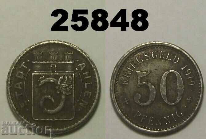 RR! Ahlen 50 pfennig 1919 Germania