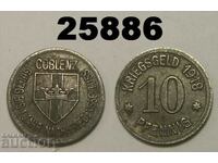 Coblenz 10 pfennig 1918