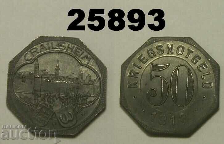 Crailsheim 50 pfennig 1918
