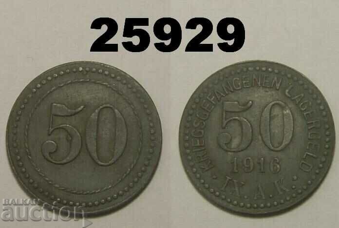 IX A. K. LAGERGELD 50 pfennig 1916 WW1