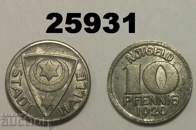 Halle 10 pfennig 1920