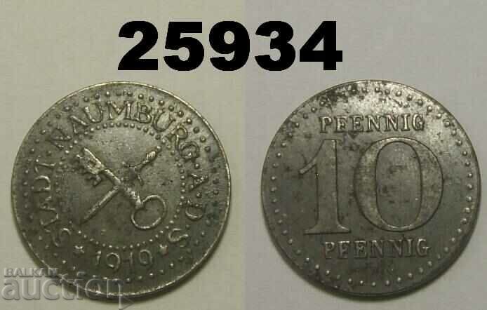 Naumburg 10 pfennig 1919