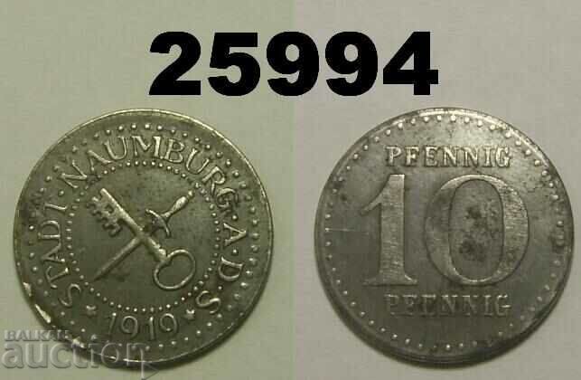 Naumburg 10 pfennig 1919