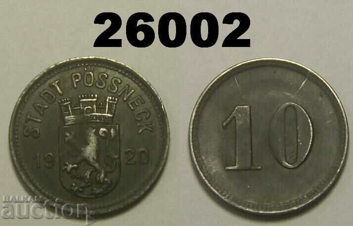 Pößneck 10 pfennig 1920