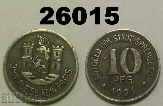 Spremberg 10 pfennig 1921