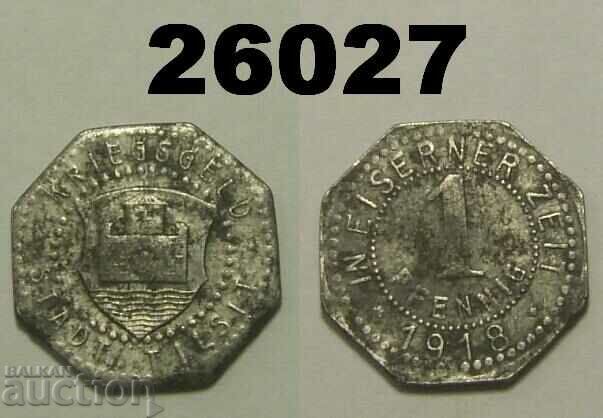 Tilsit 1 pfennig 1918 Rare